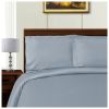 *Click on pic. for Add'l Colors* 1000-Thread Count Tencel Polyester-Blend Duvet Cover Pillow Sham Set, Full/Queen *Free Shipping*