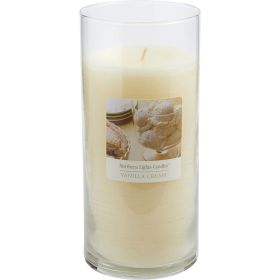 *Click on pic. for Add'l Sizes* VANILLA CREAM SCENTED CANDLE (Size: 7.5")