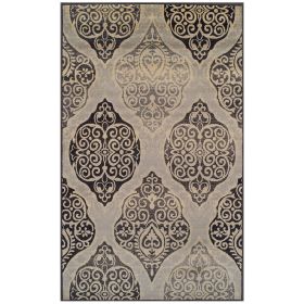 *Click on pic. for Add'l Sizes* Amherst Moroccan Style Area Rug or Runner, Grey *Free Shipping on orders over $46* (Size: 2' x 3')