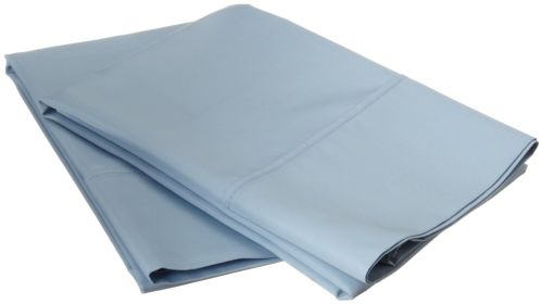 *Click on pic. for Add'l Colors & Sizes* Cotton Blend 2-Piece Pillowcase Set *Free Shipping on orders over $45* (Size/Color: Standard-Light Blue)