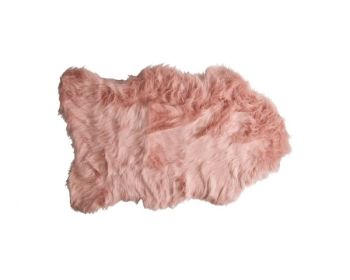 *Click on pic. for Add'l Colors* 24" x 36" x 1.5" Faux Sheepskin - Area Rug (Color: Dusty Rose)