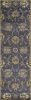 *Click on pic. for Add'l Sizes* Midnight Blue Hand Tufted Traditional Floral Indoor Area Rug