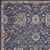 *Click on pic. for Add'l Sizes* Royal Blue Floral Traditional Indoor Area Rug