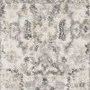 *Click on pic. for Add'l Sizes* Ivory Distressed Floral Traditional Indoor Rug