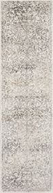 *Click on pic. for Add'l Sizes* Ivory Distressed Floral Vines Indoor Area Rug (Size: 2'x8' Runner)