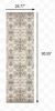 *Click on pic. for Add'l Sizes* Ivory Gray Abstract Ikat Indoor Rug