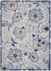 *Click on pic. for Add'l Sizes* Blue and Gray Indoor Outdoor Area Rug