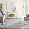 *Click on pic. for Add'l Sizes* Blue and Gray Indoor Outdoor Area Rug