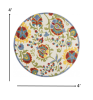 *Click on pic. for Add'l Sizes* Round Ivory Multi Floral Indoor Outdoor Area Rug