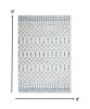 *Click on pic. for Add'l Sizes* Ivory and Blue Berber Pattern Area Rug