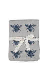 *Click on pic. for Add'l Colors* Set of Eight Bumble Bee Napkins (Color: Navy Blue)