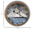 *Click on pic. for Add'l Sizes* Vintage Nautical Sailboats Wall Clock