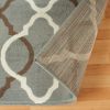 *Click on pic. for Add'l Sizes* Cadena Moroccan Trellis Contemporary Area Rug, Blue *Free Shipping on orders over $46*