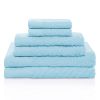 *Click on pic. for Add'l Colors* Basket Weave Combed Egyptian Cotton 6-Piece Bath Towel Set *Free Shipping on orders over $46*