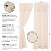 *Click on pic. for Add'l Sizes* Simple Life Flax Natural Ruffled Panel Set of 2 *Free Shipping*