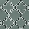 *Click on pic. for Add'l Sizes* Blackout Modern Printed Bohemian Trellis Grommet Curtain Panel Set, Teal *Free Shipping on orders over $46*