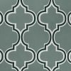 *Click on pic. for Add'l Sizes* Blackout Modern Printed Bohemian Trellis Grommet Curtain Panel Set, Teal *Free Shipping on orders over $46*