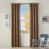 *Click on pic. for Add'l Sizes* Blackout Senna Solid Textured Grommet Curtain Panels, Bronze Olive *Free Shipping on orders over $46*