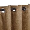 *Click on pic. for Add'l Sizes* Blackout Senna Solid Textured Grommet Curtain Panels, Bronze Olive *Free Shipping on orders over $46*