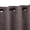 *Click on pic. for Add'l Sizes* Blackout Senna Solid Textured Grommet Curtain Panels, Charcoal *Free Shipping on orders over $46*
