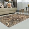 *Click on pic. for Add'l Sizes* Acadia Geometric Cotton Area Rug, Taupe *Free Shipping on orders over $46*