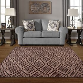 *Click on pic. for Add'l Sizes* Acadia Diamond Printed Flat Weave Cotton Area Rug *Free Shipping on orders over $46* (Size: 5' x 8')