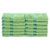 *Click on pic. for Add'l Colors* Rayon from Bamboo 650 GSM 12-Piece Face Towel Set *Free Shipping on orders over $46*