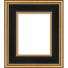 *Click on pic. for Add'l Options* Hudson Collection Picture Frame, Black & Gold 3" Wide, 8x10