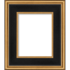 *Click on pic. for Add'l Options* Hudson Collection Picture Frame, Black & Gold 3" Wide, 8x10