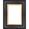 *Click on pic. for Add'l Options* Hudson Collection Picture Frame, Black & Gold 1 5/8" Wide, 5x7