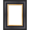 *Click on pic. for Add'l Options* Hudson Collection Picture Frame, Black & Gold 1 5/8" Wide, 5x7