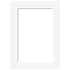 *Click on pic. for Add'l Options* Gallery Economy Picture Frame 7/8" Wide, White 4x6