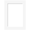 *Click on pic. for Add'l Options* Gallery Economy Picture Frame 7/8" Wide, White 4x6