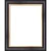 *Click on pic. for Add'l Options* Hudson Collection Picture Frame, Black & Gold 1 5/8" Wide, 11x14