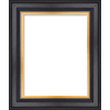 *Click on pic. for Add'l Options* Hudson Collection Picture Frame, Black & Gold 1 5/8" Wide, 8x10