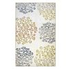 *Click on pic. for Add'l Sizes* Amber Non-Slip Floral Medallion Indoor Washable Area Rugs and Runner, Ivory *Free Shipping*