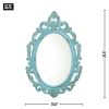 *Click on pic. for Add'l Colors* Distressed Vintage-Look Ornate Mirror