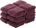 *Click on pic. for Add'l Colors* Egyptian Cotton Plush 6-Piece Solid Washcloth Set *Free Shipping on orders over $46*