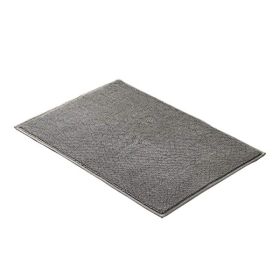 *Click on pic. for Add'l Colors* Salzburg Reversible Bath Rug with Quick Drying Loops *Free Shipping* (Color: Charcoal Gray)
