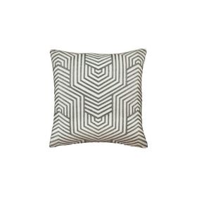 Set of 4, 20 x 20 Cotton Accent Pillow with Herringbone Print  *Free Shipping* (Color: Green/White)