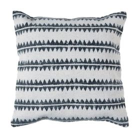 *Click on pic. for Add'l Sizes* Accent Pillow with Sawtooth Stripe, Gray and White *Free Shipping* (Size: 16x16)