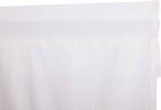 *Click on pic. for Add'l Sizes* Muslin Ruffled Bleached White Panel Set of 2 *Free Shipping*