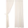*Click on pic. for Add'l Sizes* Burlap Antique White Panel Set of 2 *Free Shipping*