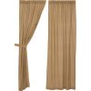 *Click on pic. for Add'l Sizes* Burlap Natural Panel Set of 2 *Free Shipping*