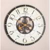 *Click on pic. for Add'l Colors* Rustic Industrial FarmHome Round Oversized Wall Clock *Free Shipping*
