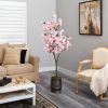 *Click on pic. for Add'l Planter Options* 5.5â€™ Cherry Blossom Artificial Tree