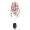 *Click on pic. for Add'l Planter Options* 6' Cherry Blossom Artificial Tree