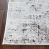 *Click on pic. for Add'l Sizes* Acer Modern Distressed Abstract Polyester Washable Indoor Area Rug, Charcoal *Free Shipping on orders over $46*