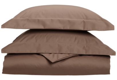 *Click on pic. for Add'l Colors & Sizes* 1000-Thread Count Cotton-Blend Wrinkle-Resistant Soft Duvet Cover Set. *Free Shipping* (Size/Color: Full/Queen - Taupe)