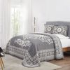 *Click on pic. for Add'l Colors* Textured Medallion Oversized Jacquard Weave Bedspread, Twin *Free Shipping*